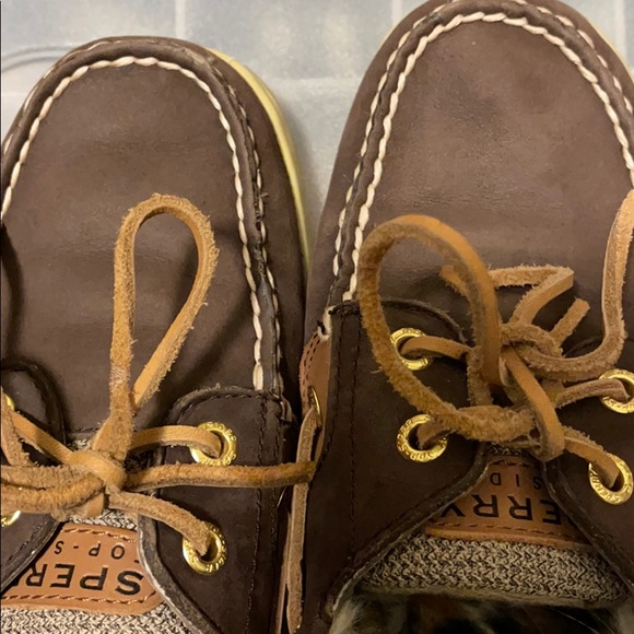 Brown leopard sperrys - Picture 4 of 7